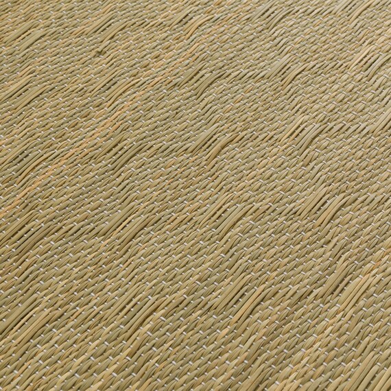 ボリュームい草ラグ(PL 180X180 WY03) 6枚目画像