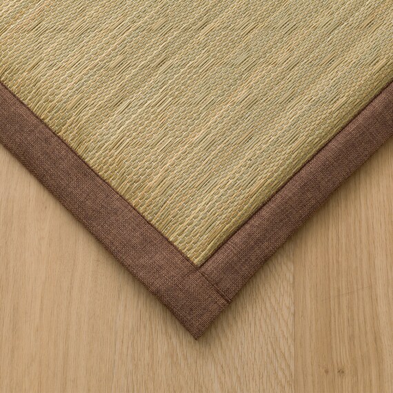 ボリュームい草ラグ(PL 180X180 WY03) 7枚目画像