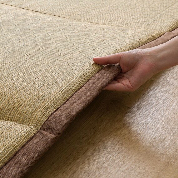 ボリュームい草ラグ(PL 180X180 WY03) 10枚目画像