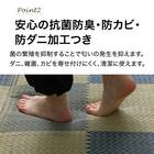 ボリュームい草ラグ(PL 180X180 WY04) 4枚目画像