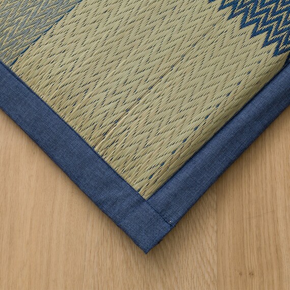 ボリュームい草ラグ(PL 180X180 WY04) 8枚目画像