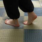 ボリュームい草ラグ(PL 180X180 WY04) 9枚目画像