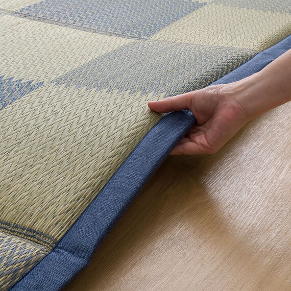 ボリュームい草ラグ(PL 180X180 WY04) 11枚目画像