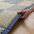 ボリュームい草ラグ(PL 180X180 WY04) 11枚目画像