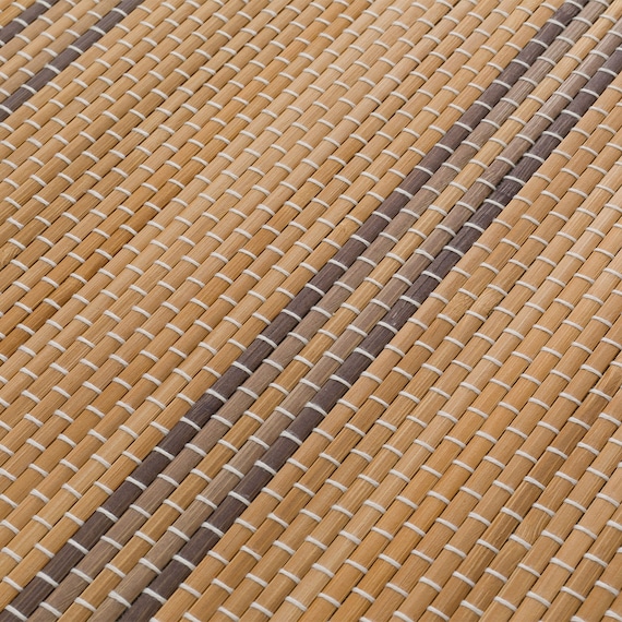 竹ラグ(120X180 ブラウン SQ01) 6枚目画像