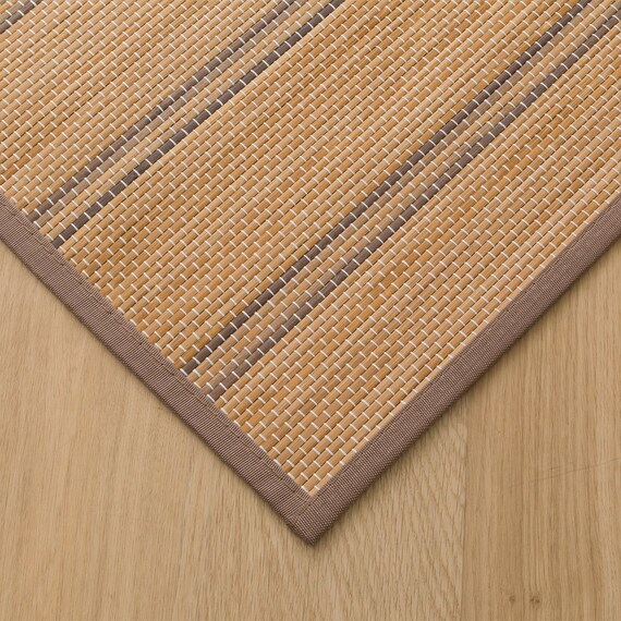 竹ラグ(120X180 ブラウン SQ01) 7枚目画像