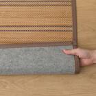 竹ラグ(120X180 ブラウン SQ01) 8枚目画像