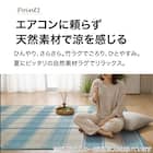 竹ラグ(120X180 ブルー SQ02) 3枚目画像