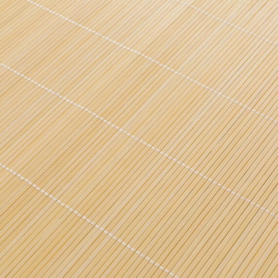 接触冷感 竹ラグ(120X180 ナチュラル SQ04) 6枚目画像