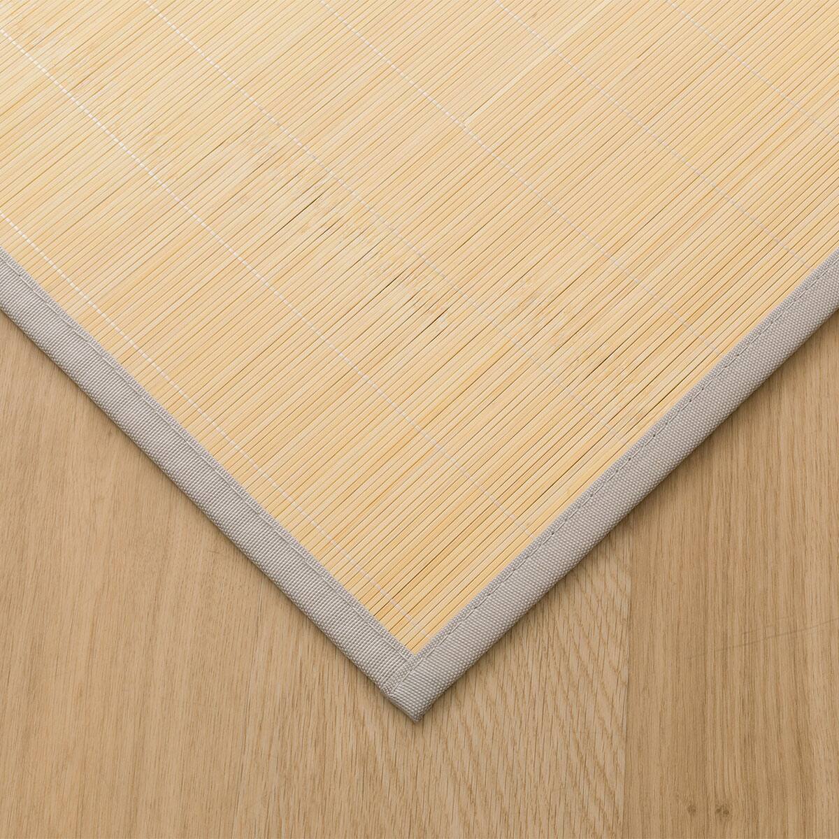 接触冷感 竹ラグ(180X240 ナチュラル SQ04) | ニトリネット【公式
