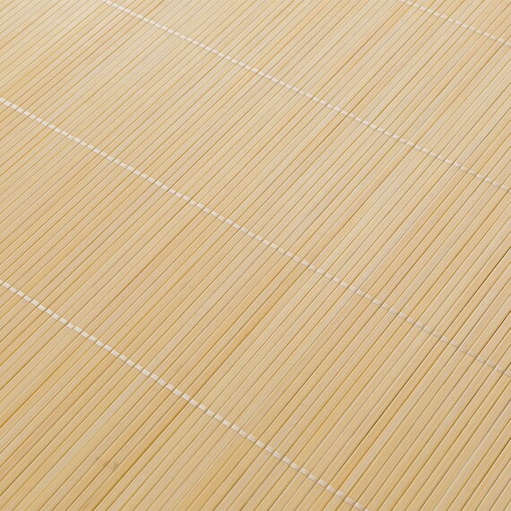 接触冷感 竹ラグ(120X180 ナチュラル SQ05) 6枚目画像