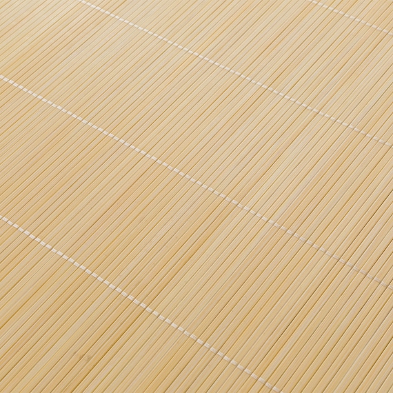 接触冷感 竹ラグ(120X180 ナチュラル SQ05) 6枚目画像