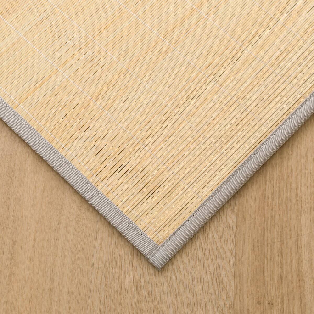 接触冷感 竹ラグ(120X180 ナチュラル SQ05) | ニトリネット【公式