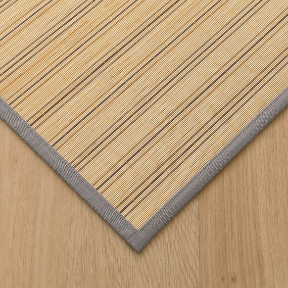 しなやか 細竹ラグ(120X180 ブラウン SQ06) 7枚目画像