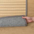 しなやか 細竹ラグ(120X180 ブラウン SQ06) 8枚目画像