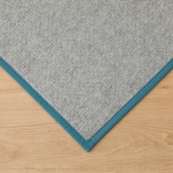 竹マット(ブルー 45X65 SQ07) 4枚目画像