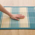 竹マット(ブルー 45X65 SQ07) 5枚目画像
