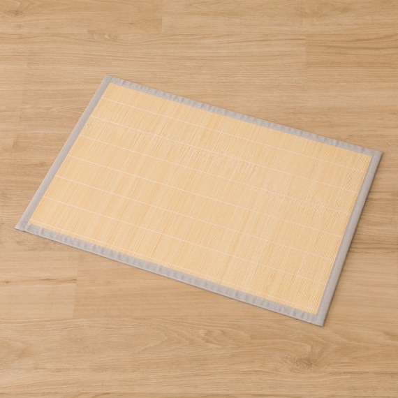 竹マット(ナチュラル 45X65 SQ08) 2枚目画像