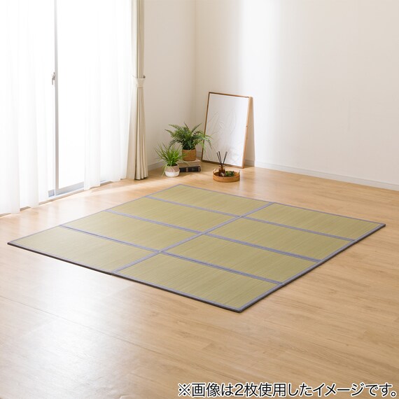 4つ折りい草マット(100X200 NJ07) 4枚目画像
