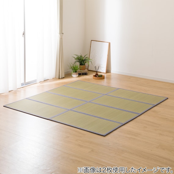 4つ折りい草マット(100X200 NJ07) 4枚目画像