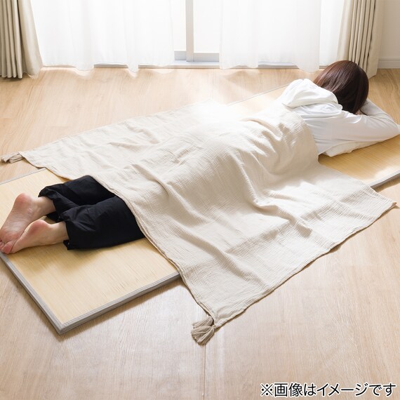 3つ折り竹マット(90X180 SQ10) 3枚目画像