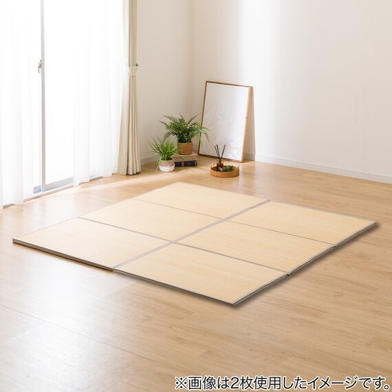 3つ折り竹マット(90X180 SQ10) 4枚目画像