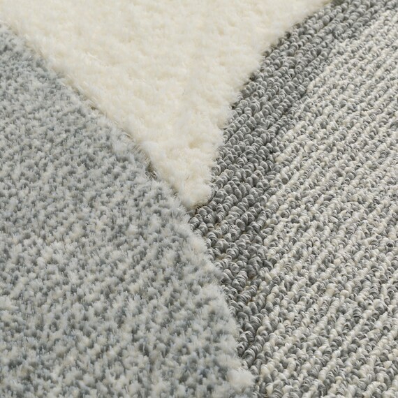 防ダニ・抗菌防臭ラグ(CRV 185X185 グレー) 8枚目画像