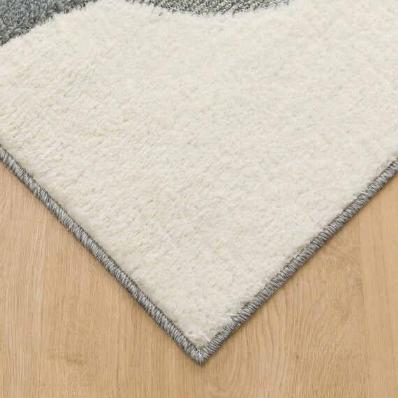 防ダニ・抗菌防臭ラグ(CRV 185X185 グレー) 10枚目画像