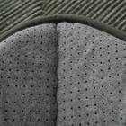 極厚30mmウレタン入り コーデュロイ調ラグ (90×185 グリーン) 3枚目画像