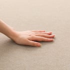 4辺なめらかカット 極厚50mmウレタン入り 接触冷感ラグ(Nクール極冷 MR 130X185 モカ Y08) 9枚目画像