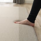 4辺なめらかカット 極厚50mmウレタン入り 接触冷感ラグ(Nクール極冷 MR 130X185 モカ Y08) 11枚目画像