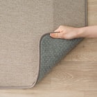 4辺なめらかカット 極厚50mmウレタン入り 接触冷感ラグ(Nクール極冷 MR 130X185 モカ Y08) 15枚目画像