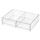 組み合わせできる透明引き出し 2列(3324DD01CL) 1枚目画像