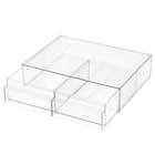 組み合わせできる透明引き出し 2列(3324DD01CL) 3枚目画像