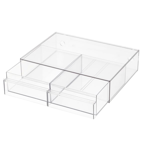 組み合わせできる透明引き出し 2列(3324DD01CL) 3枚目画像