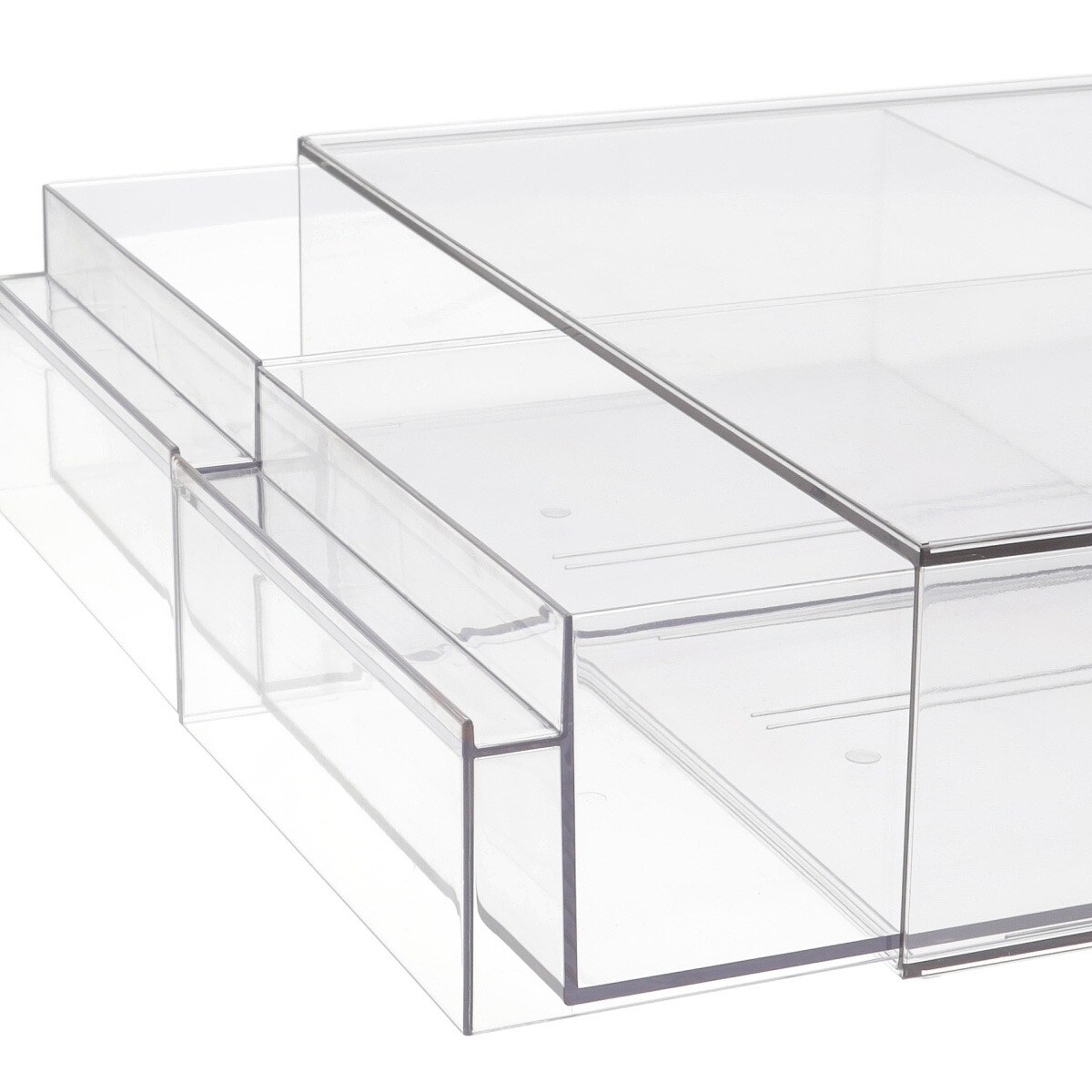 組み合わせできる透明引き出し 2列(3324DD01CL) | ニトリネット【公式