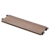 【Nポルダ・Nポルダスリム専用】追加棚板 奥行ハーフ(奥行スリムタイプ) (幅40cm用 ミドルブラウン)
