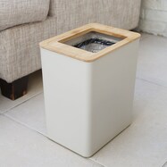 【デコホーム商品】袋が見えにくいダストボックス(モカ)