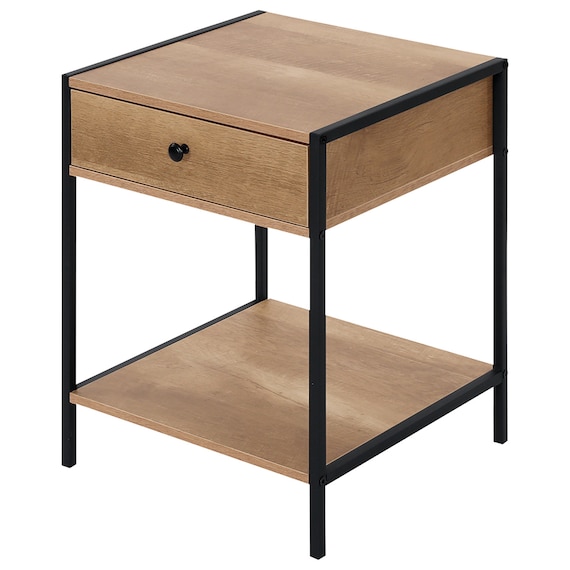 引出し付き サイドテーブル(KP01 MBR) 3枚目画像