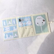 【デコホーム商品】持ち運びできるコレクションファイル(DH01 ホワイト)