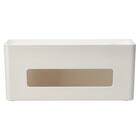 充電ケーブルが落ちない ケーブルストッパーつき ケーブル収納ボックス(DK01 ホワイト) 4枚目画像