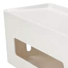 充電ケーブルが落ちない ケーブルストッパーつき ケーブル収納ボックス(DK01 ホワイト) 9枚目画像