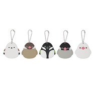 【デコホーム商品】PVC チャーム 5個セット 小鳥
