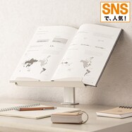 パンチング小物がかけられるタブレット・ブックスタンド (YT01)