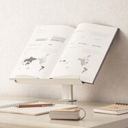 パンチング小物がかけられるタブレット・ブックスタンド (YT01)