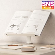 パンチング小物がかけられるタブレット・ブックスタンド (YT01)