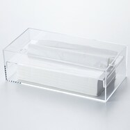 蓋がずれにくいアクリルティッシュケース (2512 JA01)