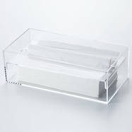 蓋がずれにくいアクリルティッシュケース (2512 JA01)