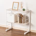 ワイヤーシェルフ NP ロータイプ(幅60cm ホワイトウォッシュ) 1枚目画像