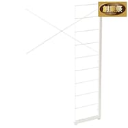 【ワイヤーシェルフ NP専用】ミドルタイプ棚板なし追加サイドパーツ(幅40・60・80cm用)【期間限定価格:11/26~1/5まで】